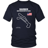 Track Outline Series T-shirt and Hoodie Barber Motorsports Park