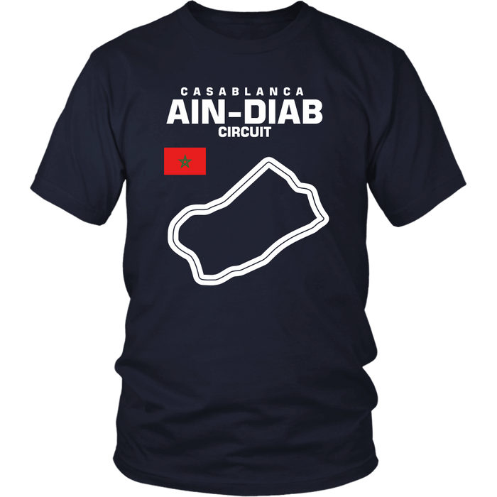 Casablanca Ain-Diab Circuit Track Outline Series T-shirt or hoodie