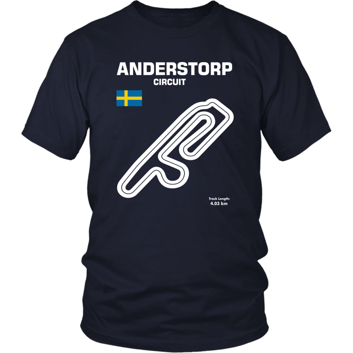 Anderstorp Circuit Track Outline Shirt