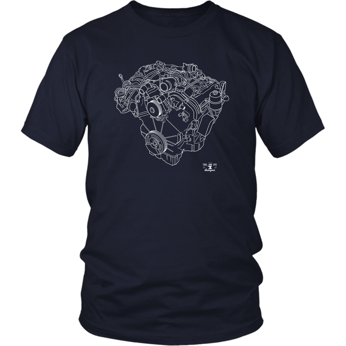 Engine Blueprint Series Diesel VM Motori t-shirt or hoodie