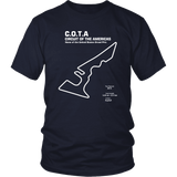 Circuit of the America's COTA Race Track Outline Series T-shirt