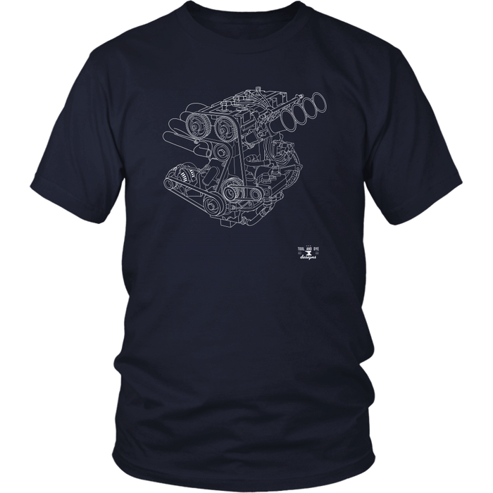 Engine Blueprint Series Cosworth YB naturally aspirated engine T-shirt and Hoodie