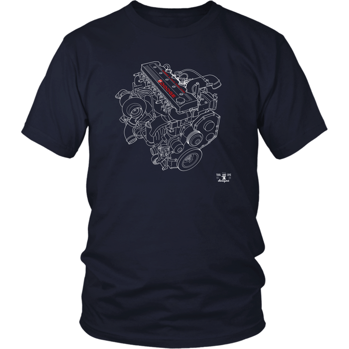 Engine Blueprint Series 5.9L 24 valve Cummins Dodge Turbo Diesel T-shirt or Hoodie