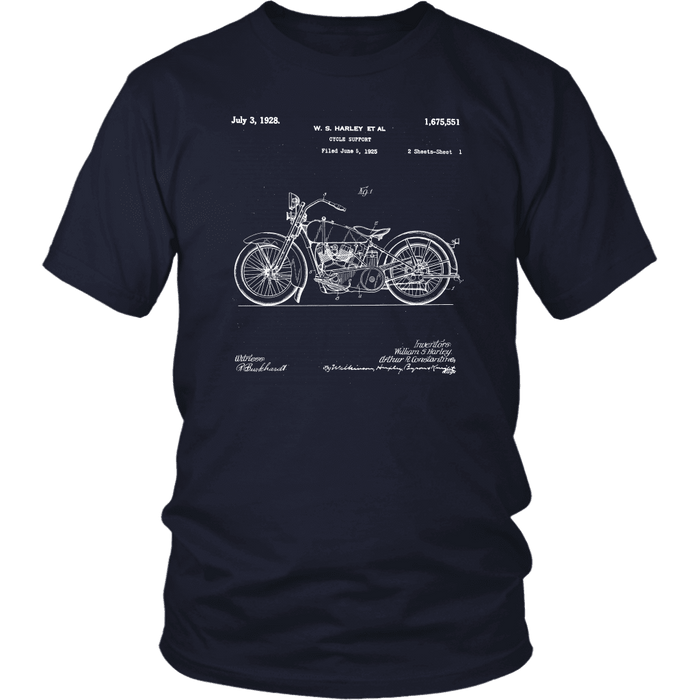 Motorcycle Patent Design- Gift for motorcyle rider sweatshirt