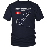 Mont-Tremblant Circuit Track Outline Series T-shirt and Hoodie
