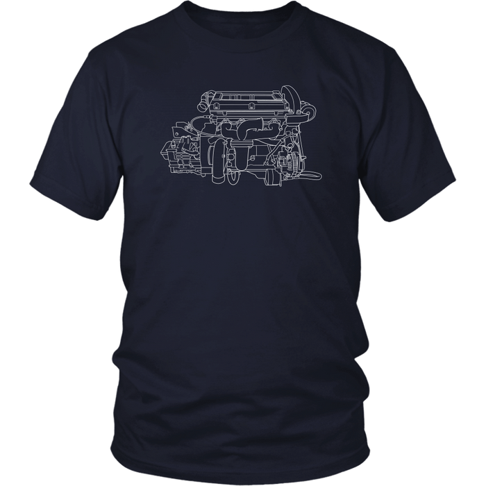 Engine Blueprint Series DSM 4G63 T-shirt or Hoodie V2