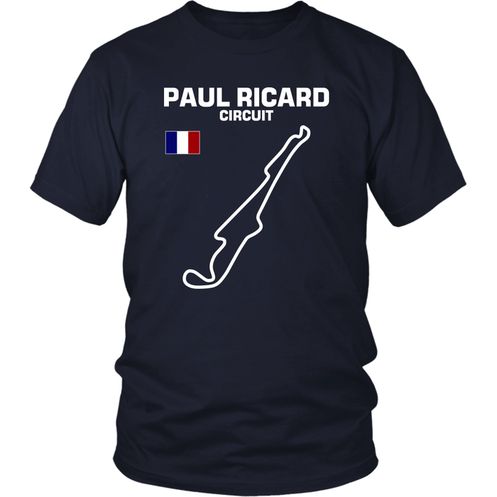 Paul Ricard Circuit Track Outline Series T-shirt and Hoodie