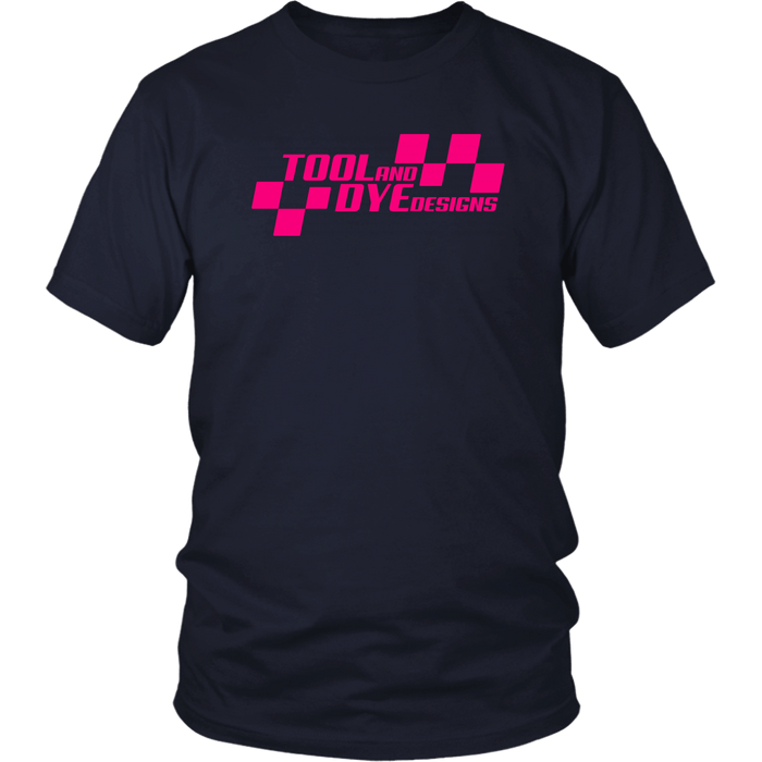 Checkered Flag Tool and Dye Designs Logo T-shirt or Hoodie