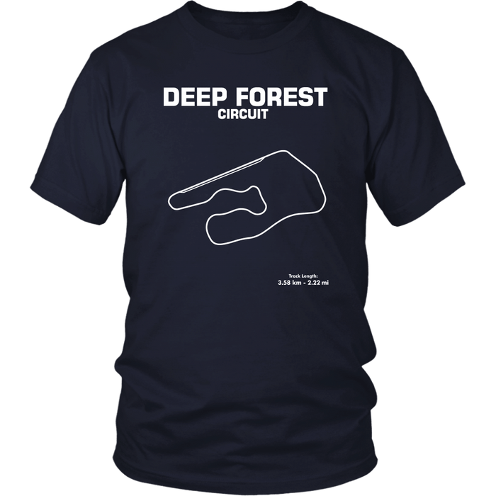 DF Circuit raceway track outline series t-shirt or hoodie