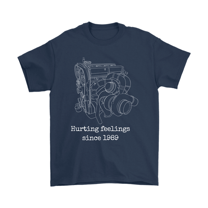 Mitsubishi 4G63 Hurting Feelings Since 1989 big turbo shirt and hoodie variation 2