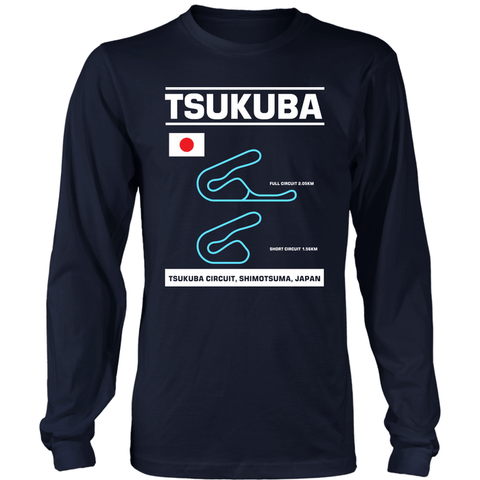 Tsukuba Circuit Race Track Outline Series T-shirt