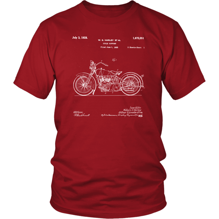 Motorcycle Patent Design- Gift for motorcyle rider sweatshirt