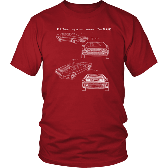 Delorean Patent Design DMC-12 sweatshirt