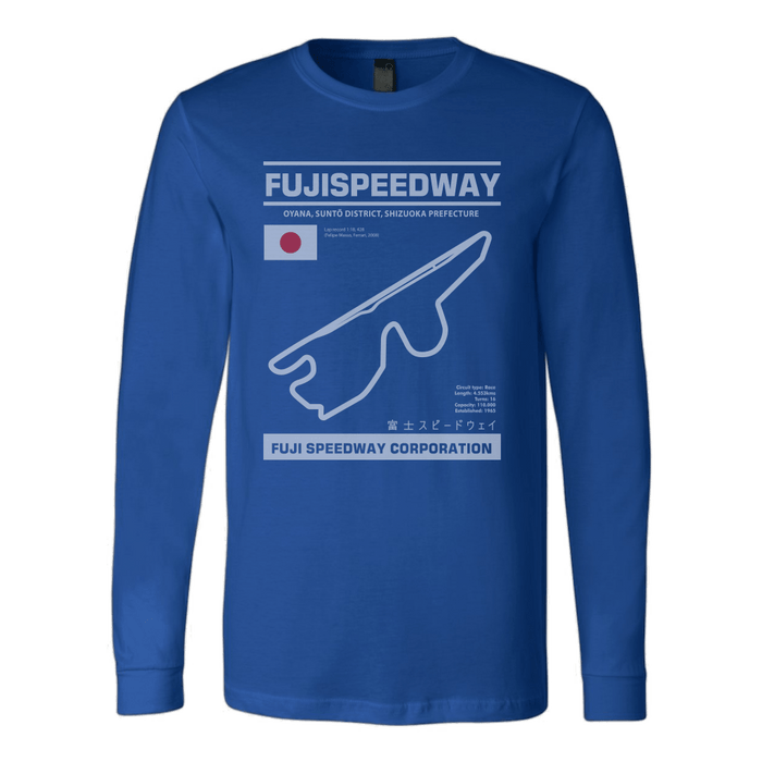 Fuji Speedway Race Track Outline Series T-shirt