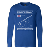 Fuji Speedway Race Track Outline Series T-shirt