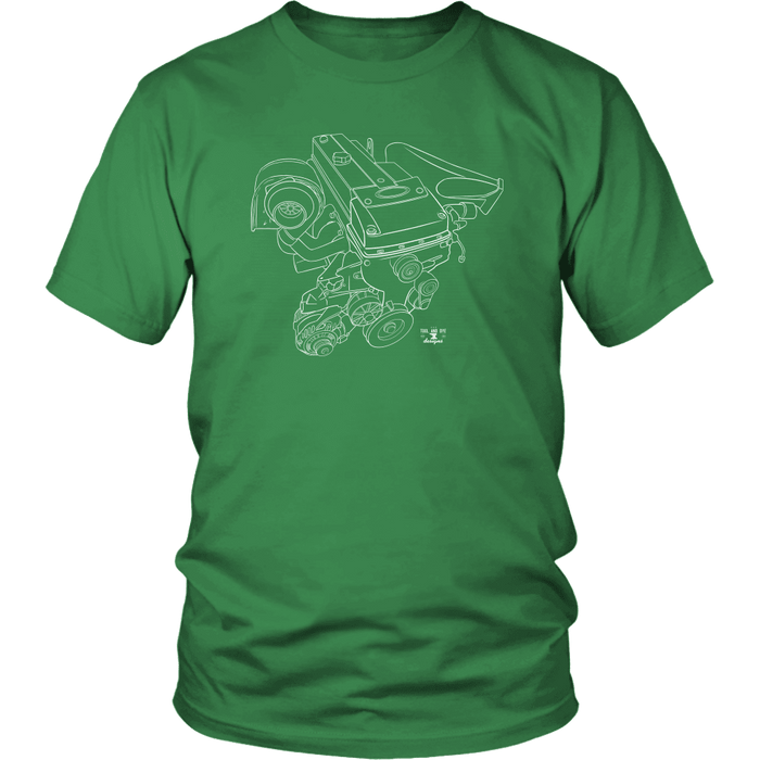 Ford Australia Barra Engine Blueprint T-shirt