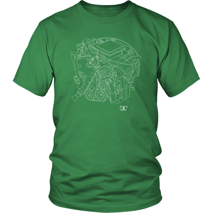 Toyota 3SGTE Engine Blueprint Series T-shirt