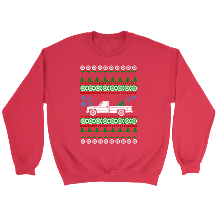 1986 Chevy C10 Truck Ugly Christmas Sweater