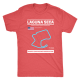 Version 2 Laguna Seca Race Track Outline Series T-shirt