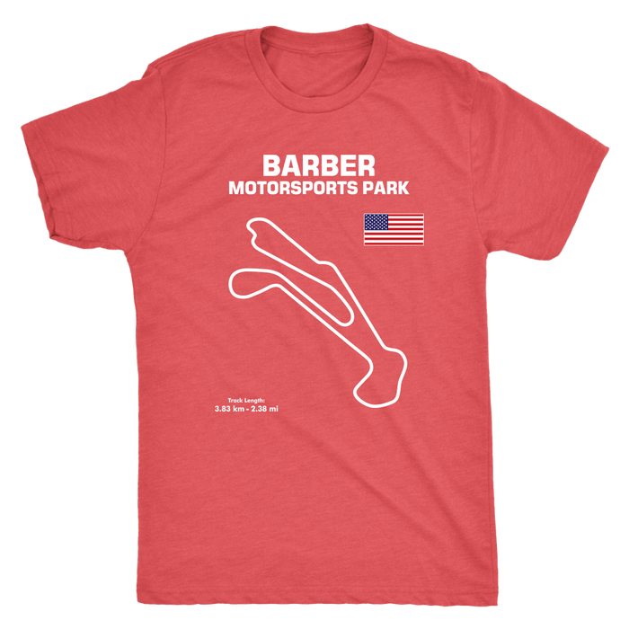 Track Outline Series T-shirt and Hoodie Barber Motorsports Park