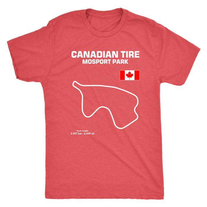 Canadian Tire Motorsport Mosport Park Track Outline Series T-shirt and Hoodie