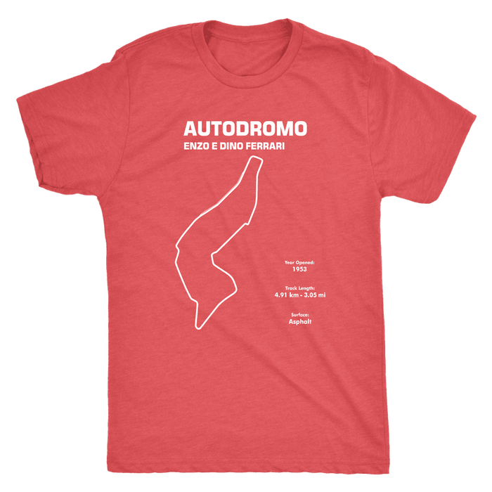 Autodromo Enzo e Dino Ferrari aka Imola Track Outline Series T-shirt