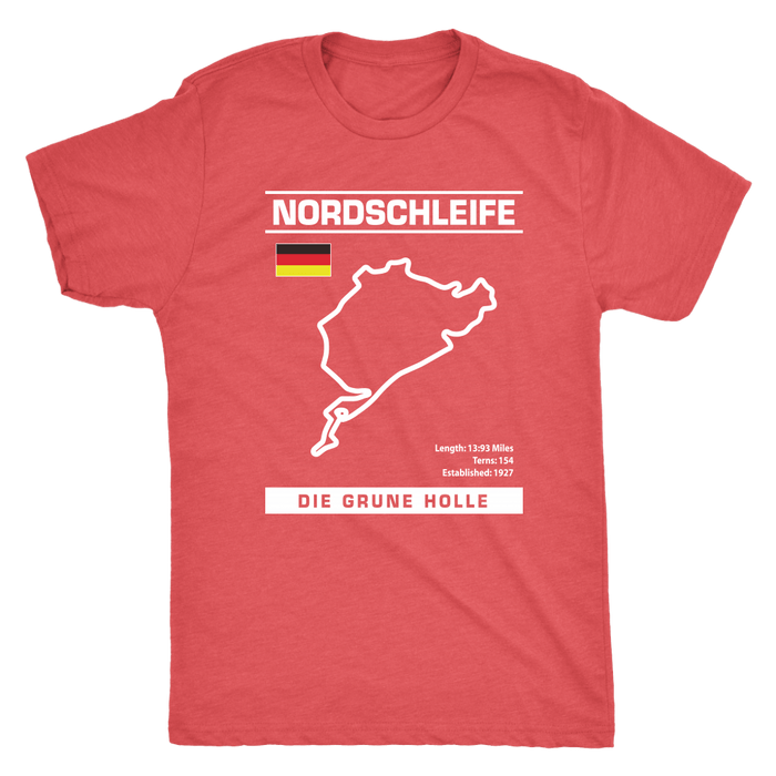 Nordschleife "Die Grune Holle" Track Outline Series Shirt and Hoodie