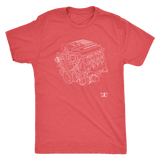 Engine Blueprint Series LSA V8 T-shirt or Hoodie