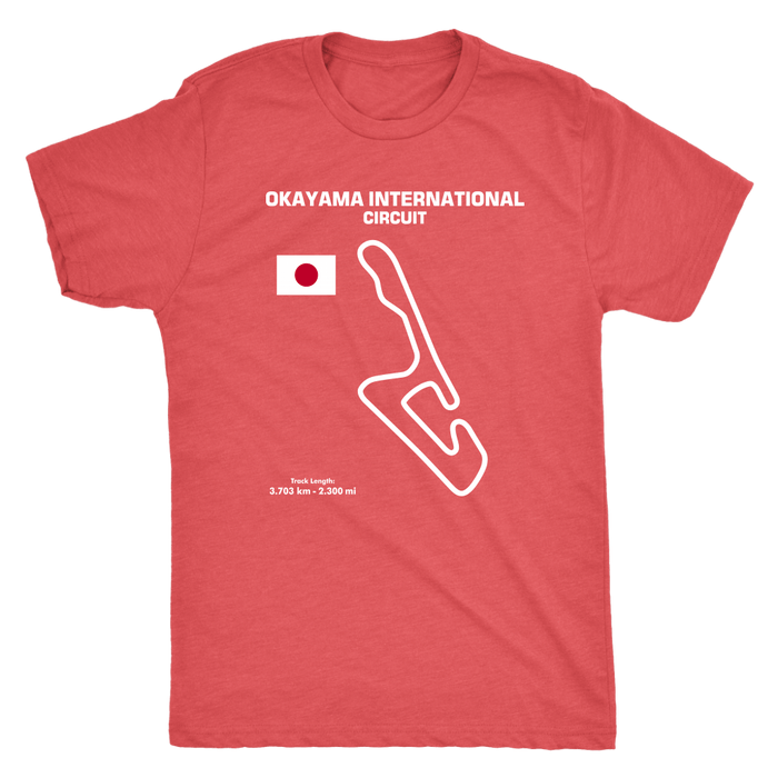 Okayama International Circuit Track Outline Series T-shirt and Hoodie