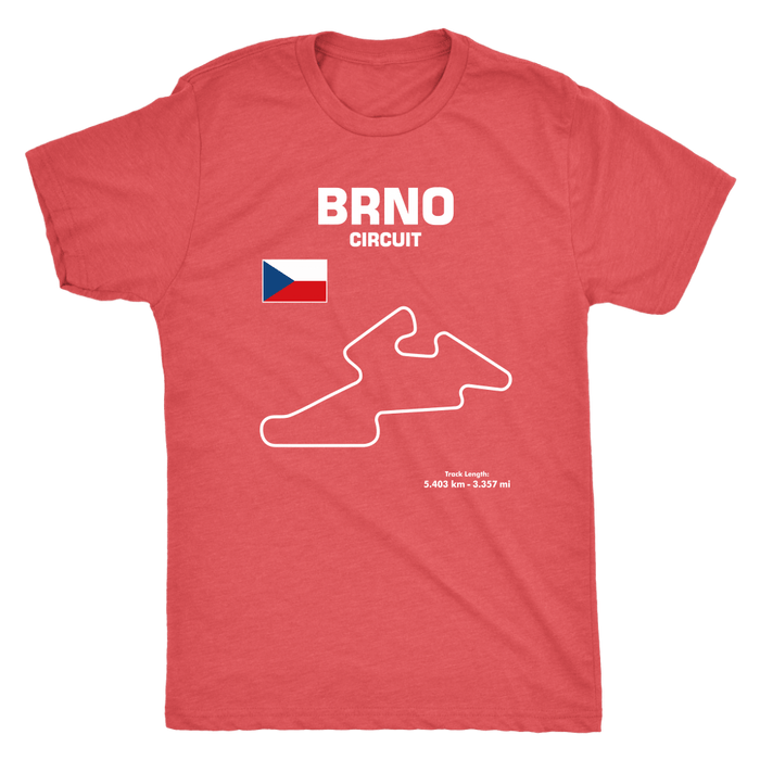 BRNO Circuit Czech Republic Track Outline Series T-shirt and Hoodie