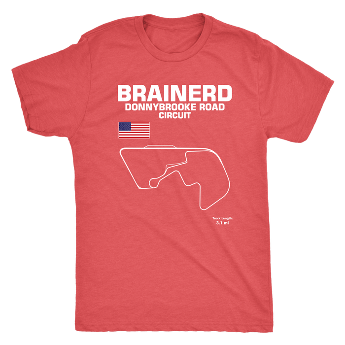 Brainerd Donnybrooke Road Course Track Outline Series T-shirt or Hoodie