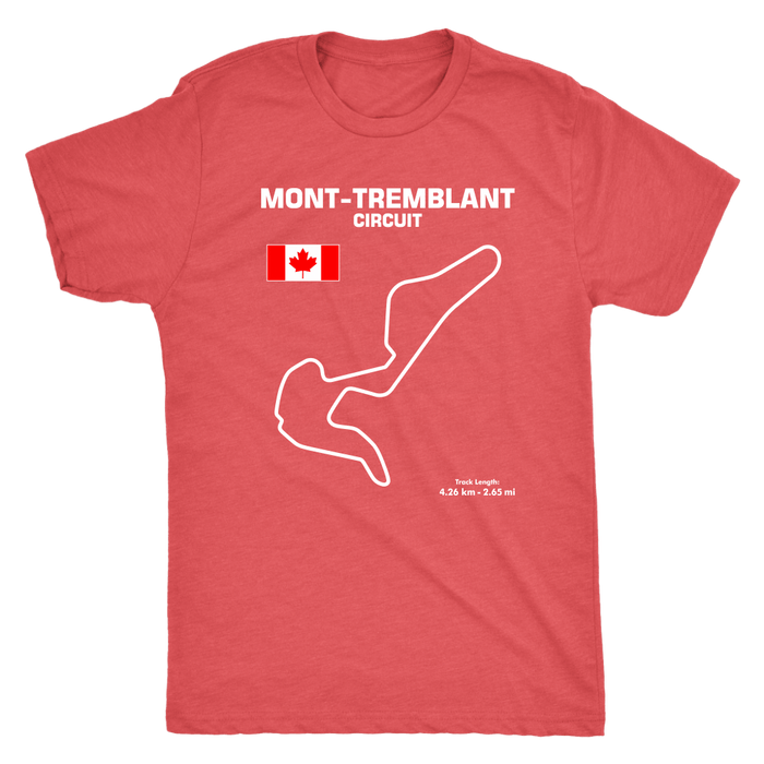 Mont-Tremblant Circuit Track Outline Series T-shirt and Hoodie