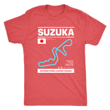 Suzuka International Racing Course Race Track Outline Series T-shirt Ver. 3