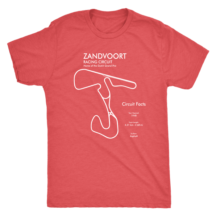 Circuit Zandvoort Track Outline Series T-shirt