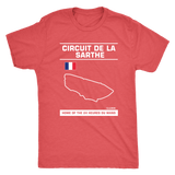 Circuit De La Sarthe 24 Heures Du Mans Track Outline Series Shirt and Hoodie