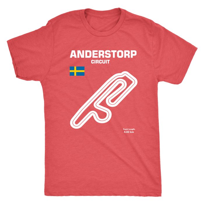 Anderstorp Circuit Track Outline Shirt