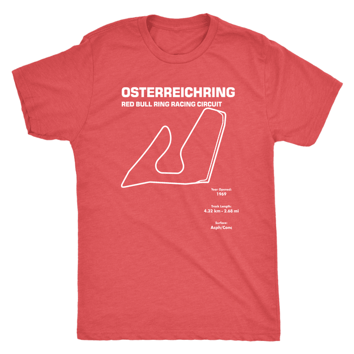 Osterreichring Race Track Outline Series T-shirt