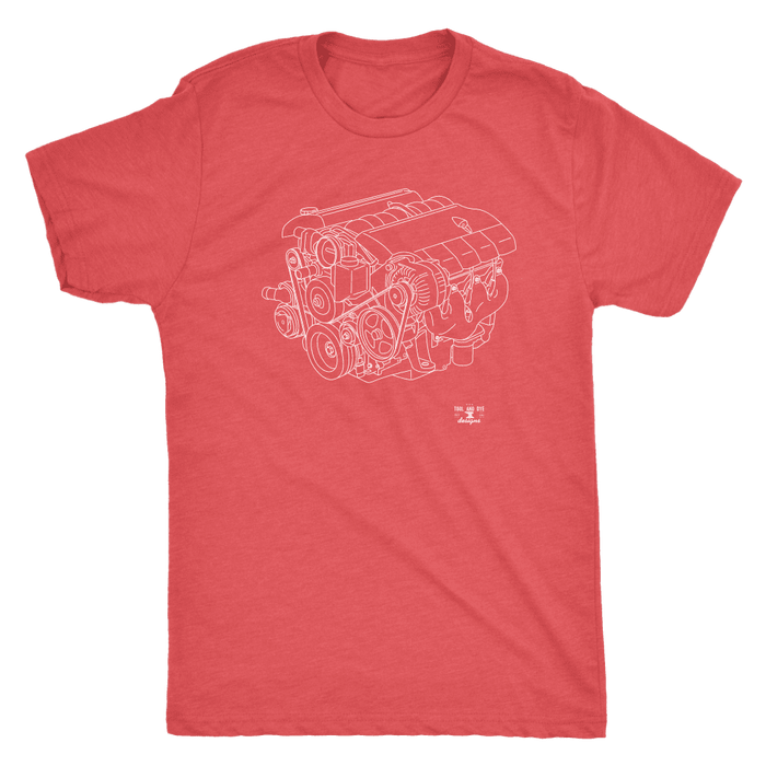 LS2 Engine Blueprint Illustration Series T-shirt