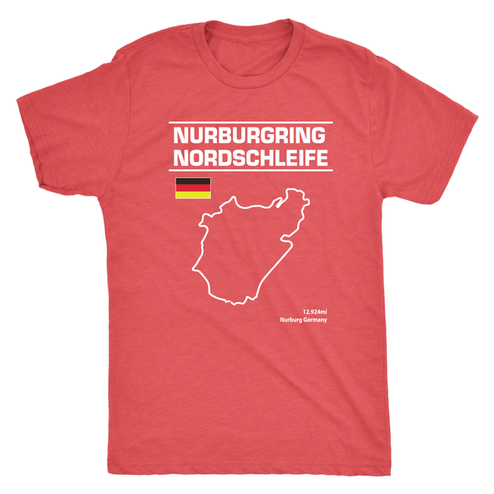 Nurburgring Nordschleife Track Outline Series shirt and hoodie