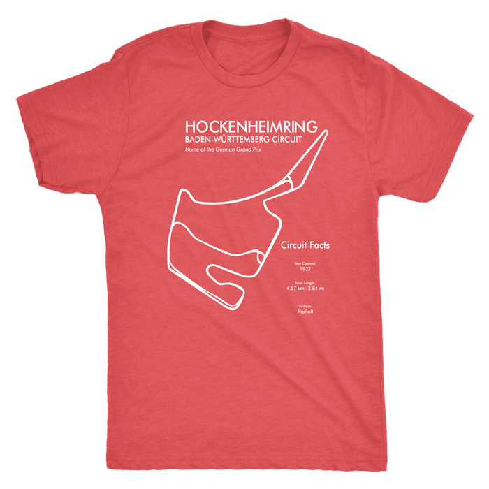 Hockenheimring Track Outline T-shirt