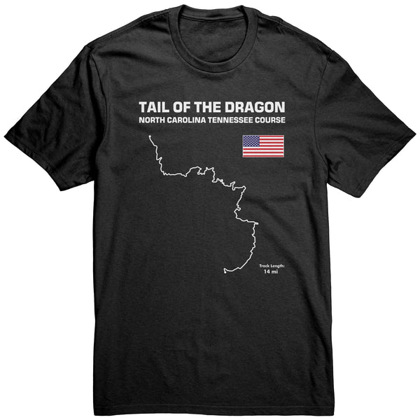 The Tail of the Dragon Track Outline Series T-shirt or Hoodie