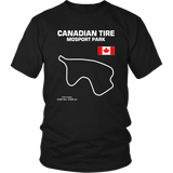 Canadian Tire Motorsport Mosport Park Track Outline Series T-shirt and Hoodie