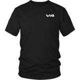 Engine Blueprint Series Ducati V4 Panigale front and rear print T-shirt and Hoodie