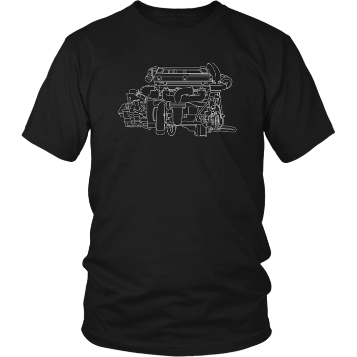 Engine Blueprint Series DSM 4G63 T-shirt or Hoodie V2