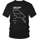 Adelaide Street Circuit Track Outline Series T-shirt (Adelaide Parklands Circuit)