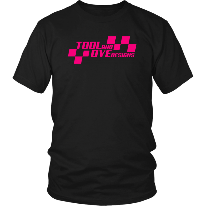 Checkered Flag Tool and Dye Designs Logo T-shirt or Hoodie