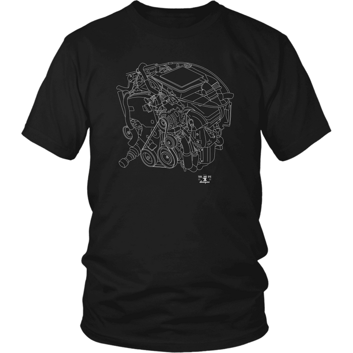 Toyota 3SGTE Engine Blueprint Series T-shirt