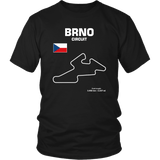 BRNO Circuit Czech Republic Track Outline Series T-shirt and Hoodie