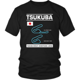 Tsukuba Circuit Race Track Outline Series T-shirt