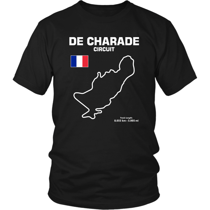 Circuit De Charade Track Outline Series T-shirt or Hoodie